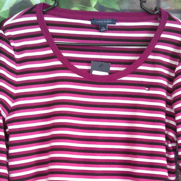 Striped Long Sleeve Top - Picture 2 of 4